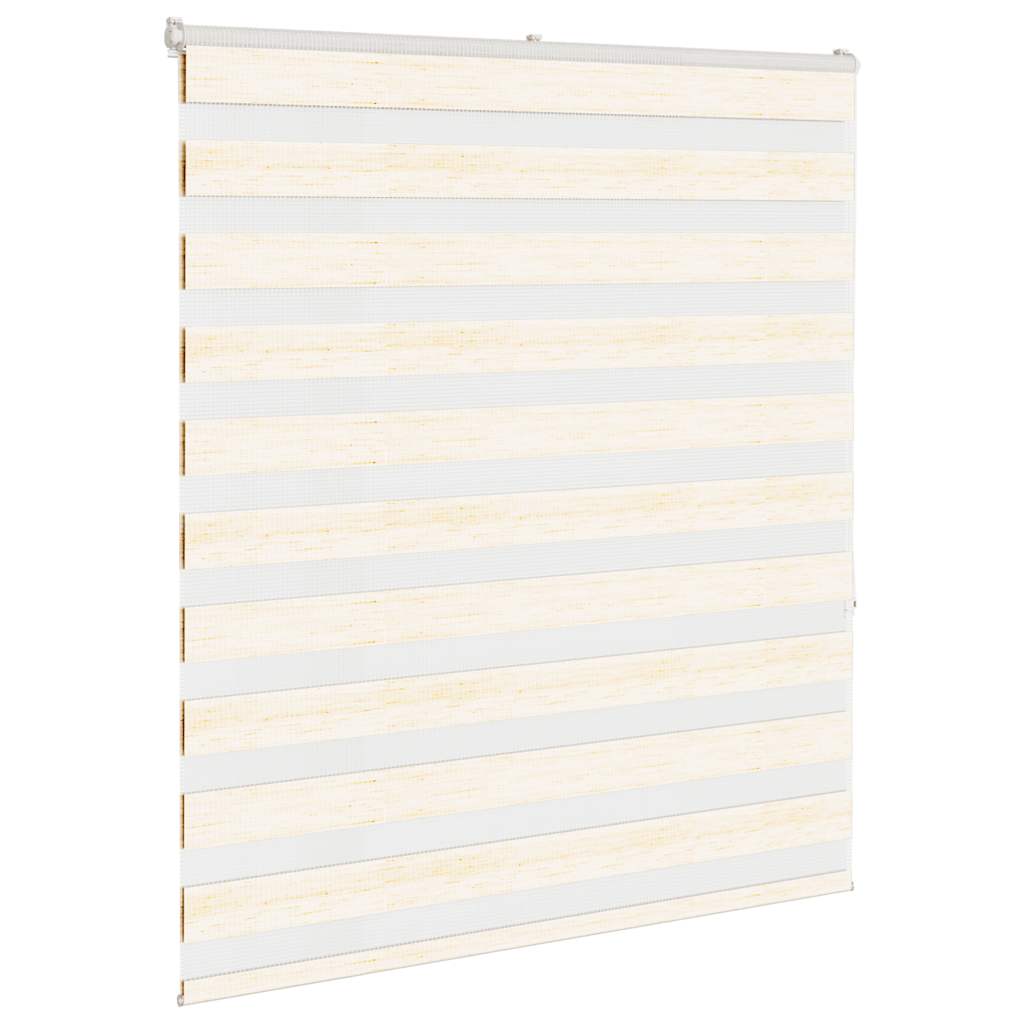 Vidaxl Zebra Rouleau aveugle 120x150 cm Largeur de poussière 115,9 cm Marmerbeige