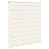 Vidaxl Zebra Roller Blind 120x150 cm Szerokość pyłu 115,9 cm marmerbeige