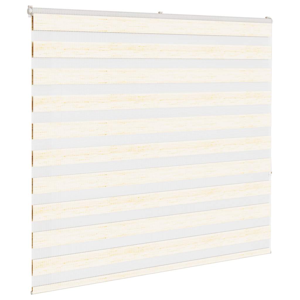 Vidaxl zebra rolgordijn 160x150 cm stofbreedte 155,9 cm marmerbeige