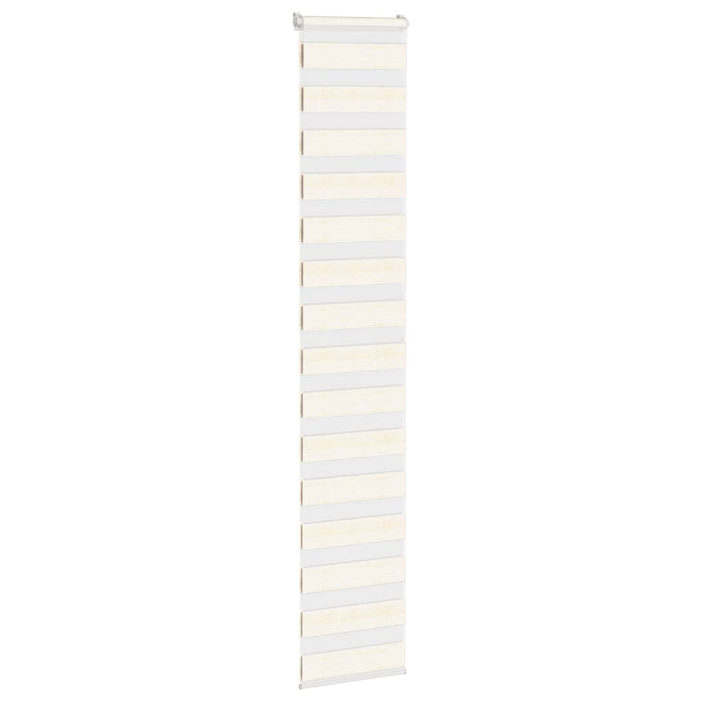 Vidaxl Zebra roller blind 45x200 cm dust width 40.9 cm Marmerbeige