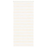 Vidaxl Zebra Roller Blind 105x200 cm Larghezza polvere 100,9 cm Marmerbeige