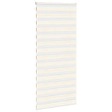 Vidaxl Zebra Roller Blind 105x200 cm de ancho de polvo de 100,9 cm marmerbeige