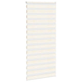 Vidaxl Zebra Roller Blind 110x200 cm Szerokość pyłu 105,9 cm marmerbeige