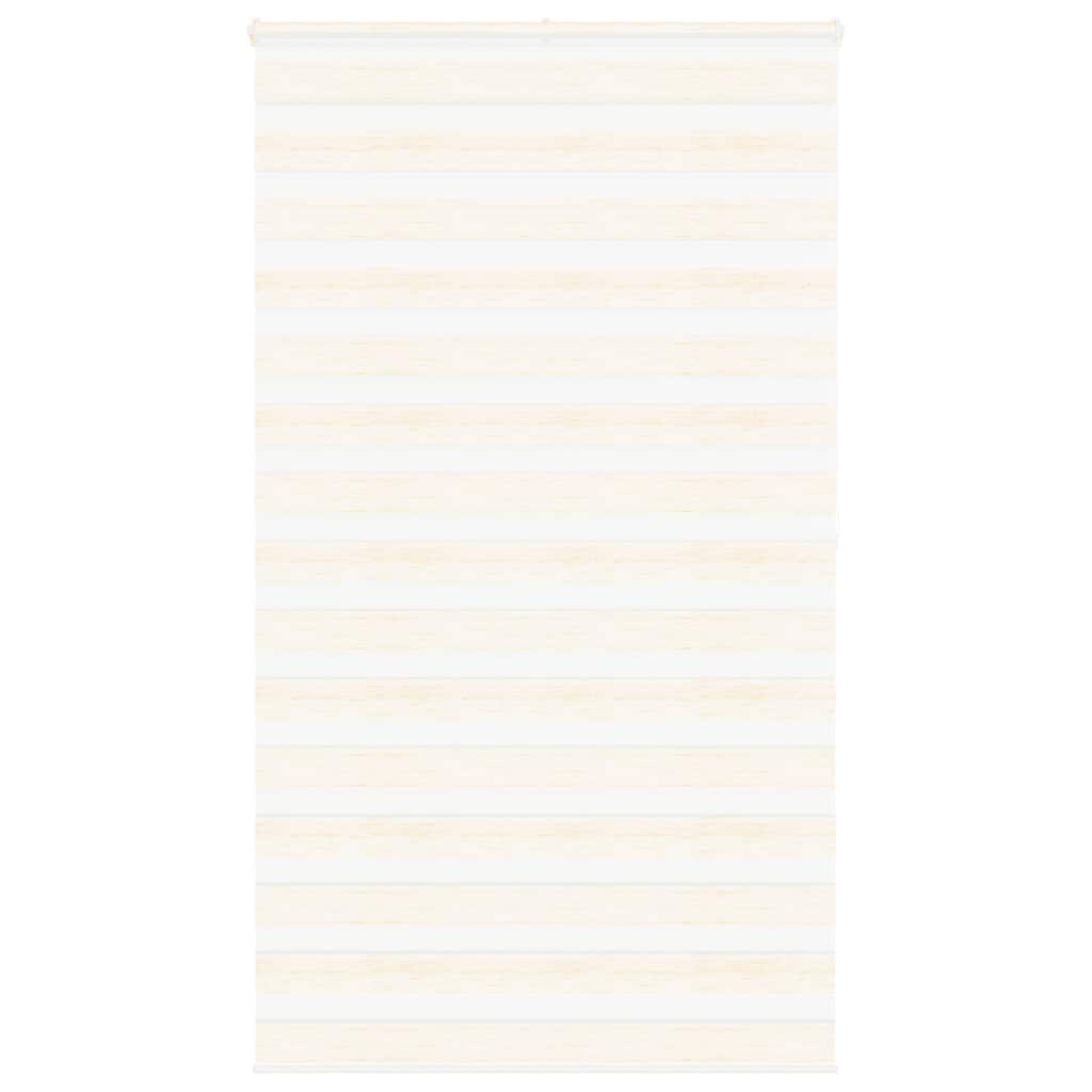 Vidaxl Zebra Roller Blind 130x200 cm Tygbredd 125,9 cm Marmerbeige