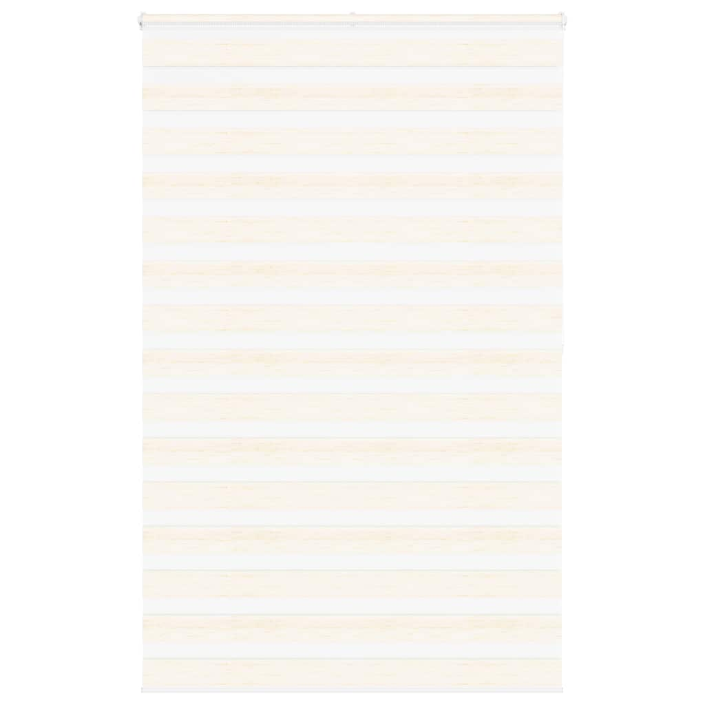 Vidaxl Zebra Roller Blind 145x200 cm Dammbredd 140,9 cm Marmerbeige