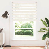 Vidaxl Zebra Roller Blind 145x200 cm støvbredde 140,9 cm Marmerbeige