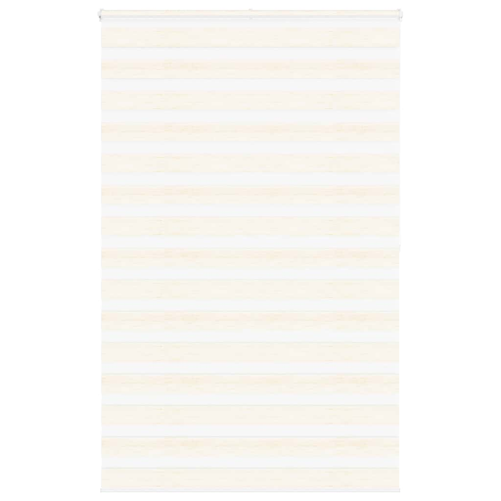 Vidaxl Zebra Rouleau aveugle 150x200 cm Largeur de poussière 145,9 cm Marmerbeige