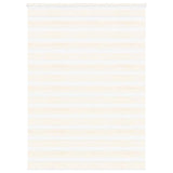 Vidaxl Zebra Rouleau aveugle 160x200 cm Largeur de poussière 155,9 cm Marmerbeige