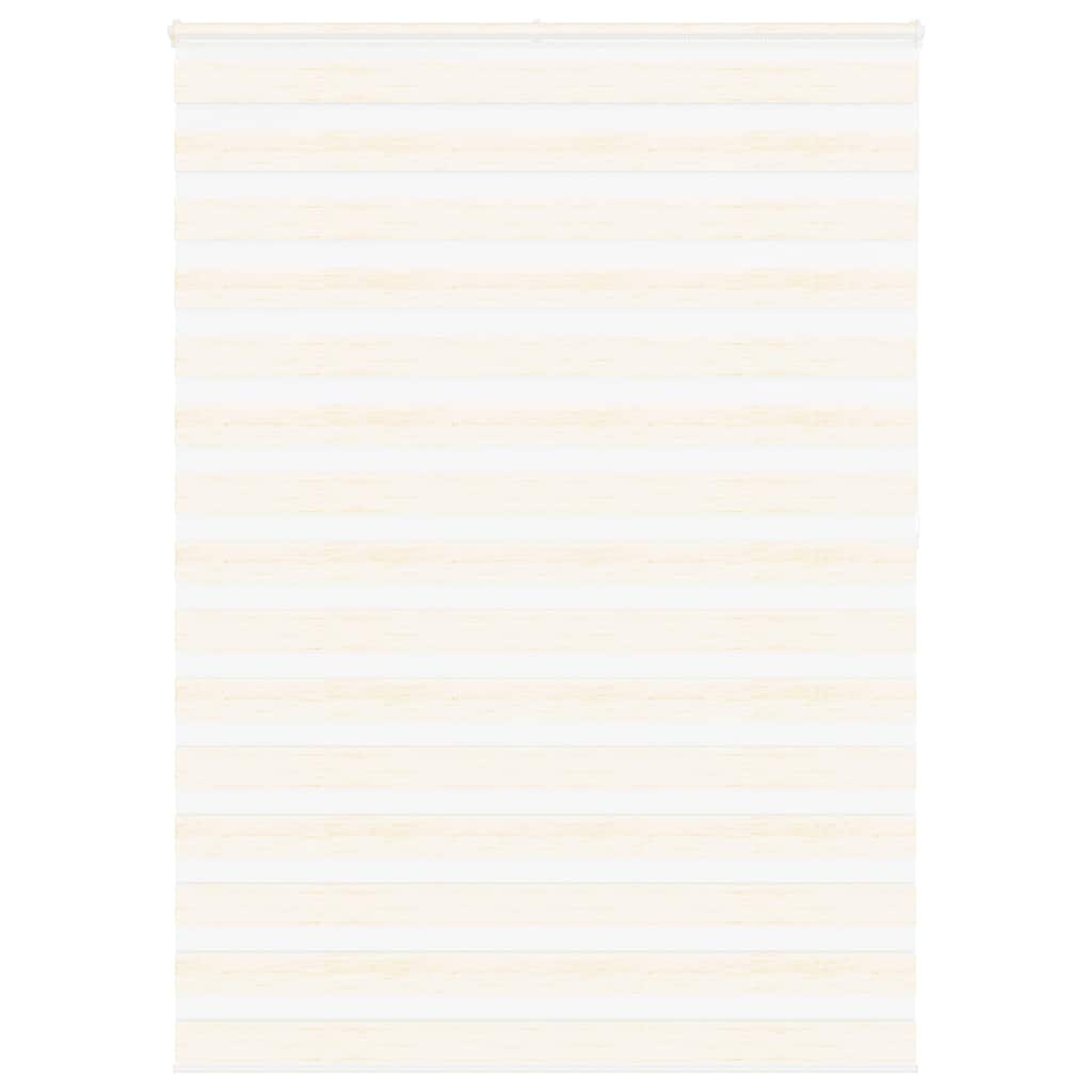 Vidaxl Zebra Roller Blind 165x200 cm støvbredde 160,9 cm Marmerbeige