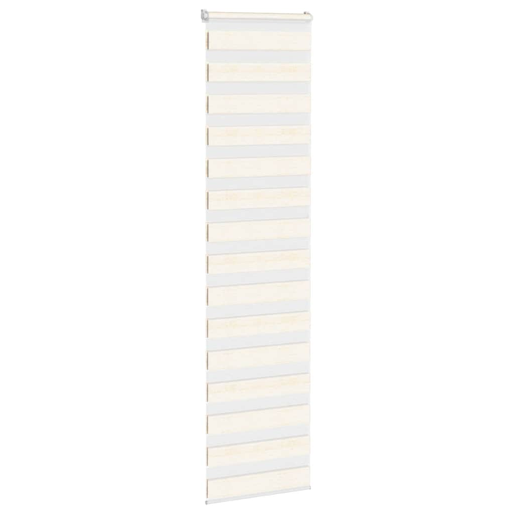 Vidaxl zebra rolgordijn 60x230 cm stofbreedte marmerbeige 55,9 cm