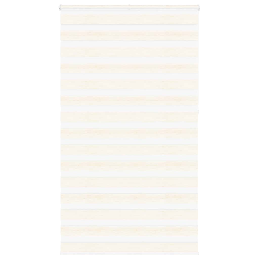 Vidaxl Zebra Roller Blind 125x230 cm Stoffbredde 120,9 cm Marmerbeige