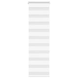 Vidaxl Zebra Roller Blind 40x150 cm Szerokość pyłu 35,9 cm poliestrowa biała