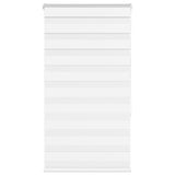 Vidaxl Zebra Roller Blind 75x150 cm Szerokość pyłu 70,9 cm poliestrowa biała