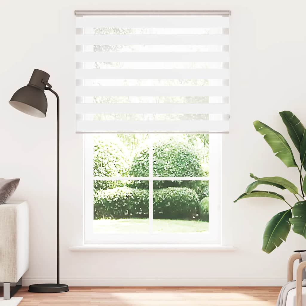 Vidaxl Zebra Roller Blind 140x200 cm Dammbredd 135,9 cm polyestervit