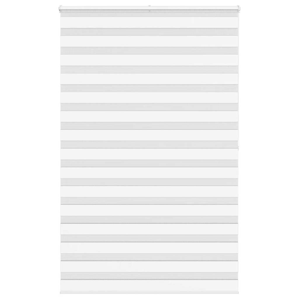 Vidaxl Zebra Roller Blind 145x200 cm ancho de polvo 140.9 cm de poliéster blanco