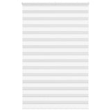 Vidaxl Zebra Rouleau aveugle 145x200 cm Largeur de poussière 140,9 cm Polyester blanc