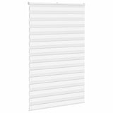 Vidaxl Zebra Roller Blind 145x200 cm støvbredde 140,9 cm polyester hvit