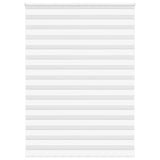 Vidaxl Zebra Rouleau aveugle 165x200 cm Largeur de poussière 160,9 cm Polyester blanc