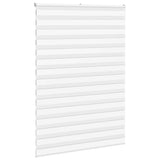 Vidaxl Zebra Roller Blind 165x200 cm støvbredde 160,9 cm polyester hvid