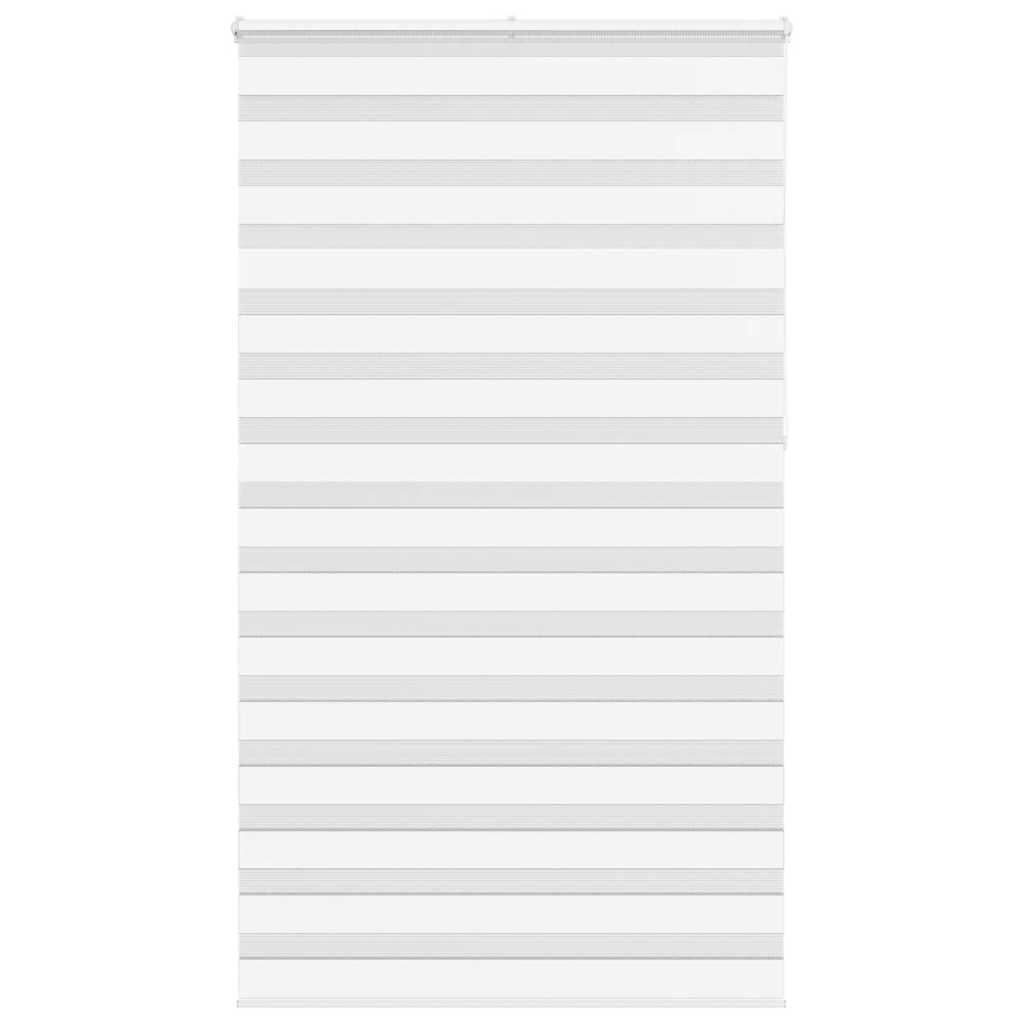 Vidaxl Zebra Roller Blind 125x230 CM Szerokość tkaniny 120,9 cm poliestru biała