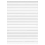 Vidaxl Zebra Roller Blind 165x230 cm Stof bredde 160,9 cm polyester hvid