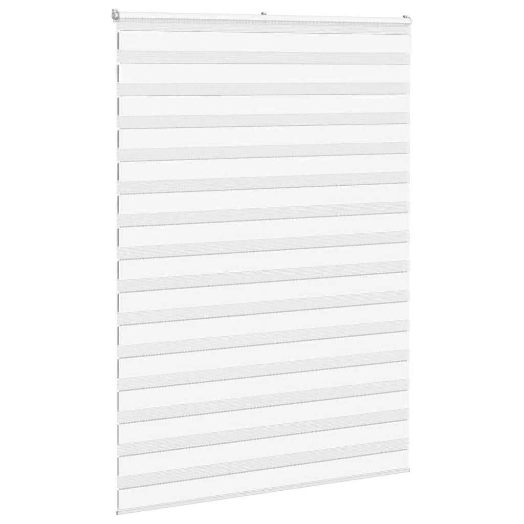 Vidaxl Zebra roller blind 165x230 cm Fabric width 160.9 cm Polyester White