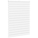 Vidaxl Zebra Roller Blind 165x230 cm Stof bredde 160,9 cm polyester hvid