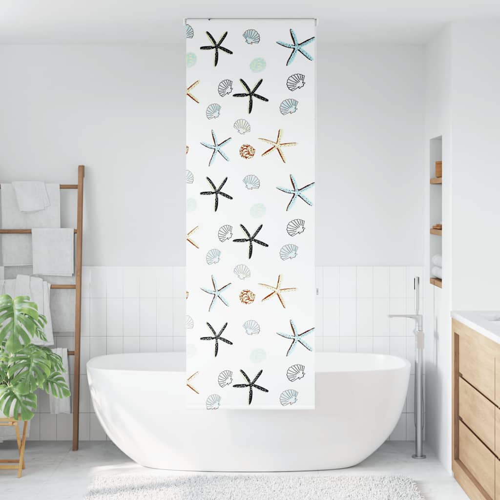 Vidaxl rideau à rouleau de douche 70x240 cm Largeur de poussière 66 cm