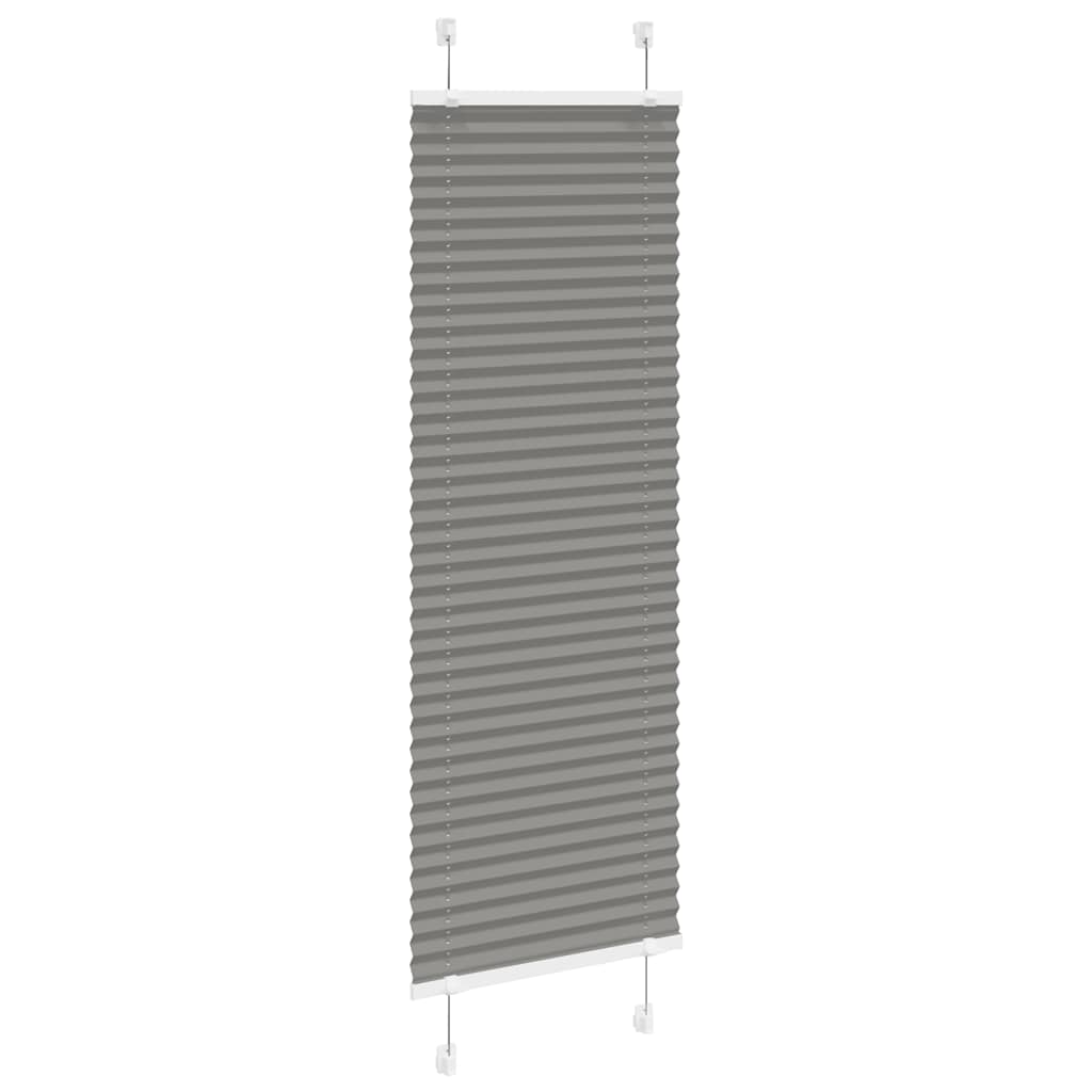 Vidaxl plissé rolgordijn 45x100 cm stofbreedte 44,4 cm antraciet