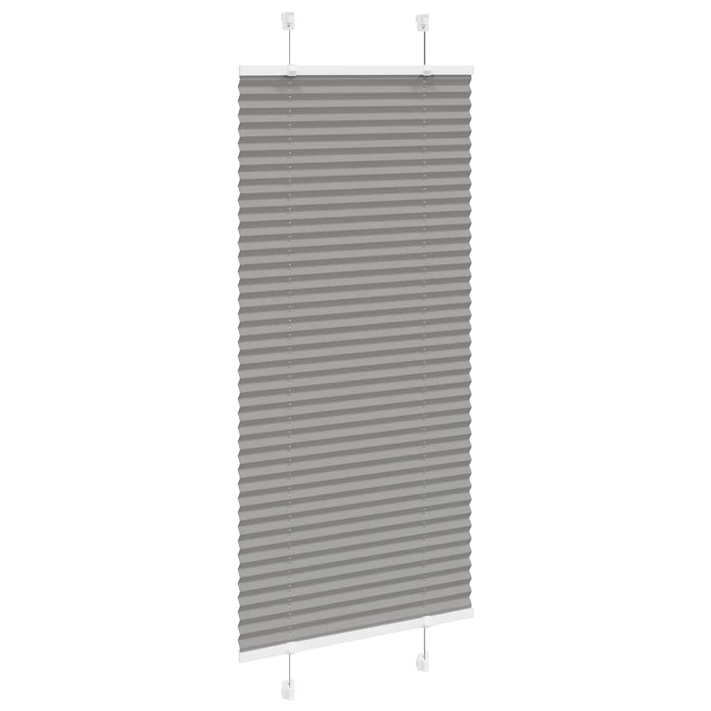 Vidaxl plissé rolgordijn 60x100 cm stofbreedte 59,4 cm antraciet