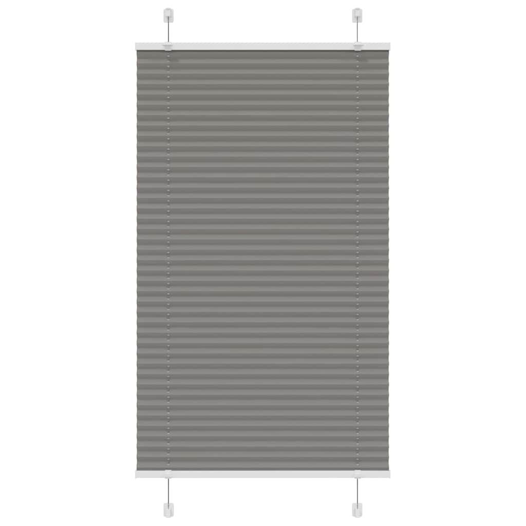 Vidaxl plissé rolgordijn 70x100 cm stofbreedte 69,4 cm antraciet