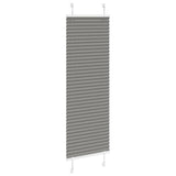 Vidaxl plissé rolgordijn 45x150 cm stofbreedte 44,4 cm antraciet