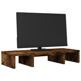 Vidaxl Monitor standardní nastavitelný 60x24x10,5 cm dřevěný uzený dub