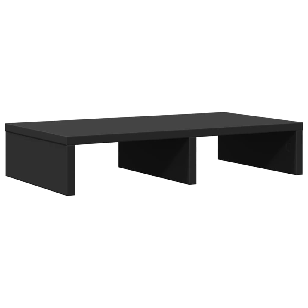 VidaXL Monitor stands 50x27x10 cm Processed Wood Black