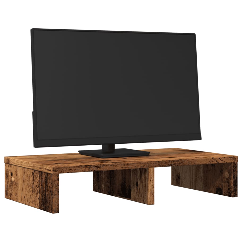 VidaXL monitor standard 50x27x10 cm processed wood old wood -colored