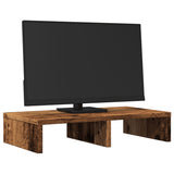 Vidaxl Monitor Standard 50x27x10 cm de madera procesada de madera vieja