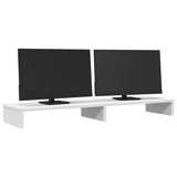 Vidaxl Monitor Standard 100x27x10 cm verschafft Holz wäiss