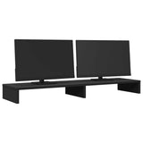 Vidaxl Monitor Standard 100x27x10 cm forarbejdet træ sort