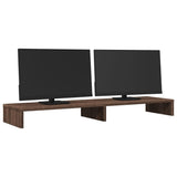 Vidaxl Monitor steht 100x27x10 cm verarbeiteter Holzbraun -Eichefarbe