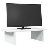 Vidaxl Monitor stands 50x27x15 cm Processed wood white