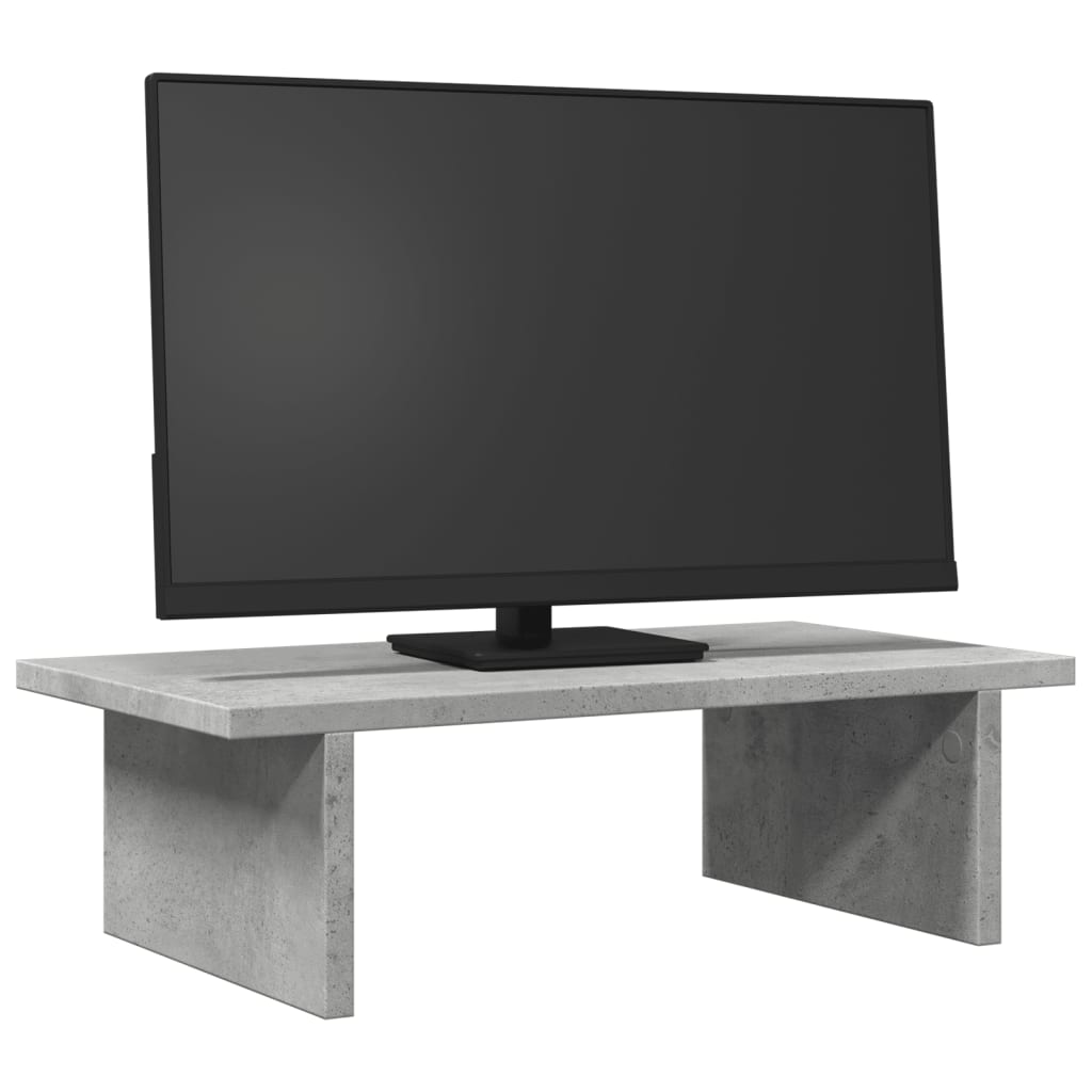 Vidaxl Monitor Standard 50x27x15 cm verschafft Holzkonkrete Präis