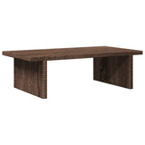 Vidaxl monitorstandaard 50x27x15 cm bewerkt hout bruin eikenkleurig