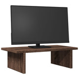 Vidaxl Monitor Standard 50x27x15 cm de madera procesada de roble de madera coloreada