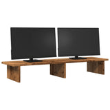 VidaXL monitor standard 100x27x15 cm processed wood old wood colored