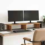 VidaXL monitor standard 100x27x15 cm processed wood old wood colored