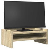 VidaXL Monitorstandaard 42x24x16 cm bewerkt hout sonoma eikenkleurig