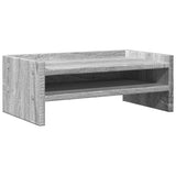 Vidaxl Monitor Stand 42x24x16 cm Oak Sonoma Grey Elaborated