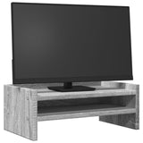 Vidaxl Monitor Stand 42x24x16 CM Processed Wood Grey Sonoma Oak