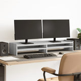 Vidaxl Monitor Standard 100x24x16 cm Oak Sonoma Grey Elaborato