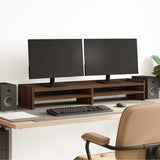 VidaXL monitor standard 100x24x16 cm processed wood brown oak colored